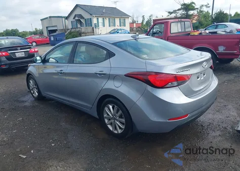 2016 Hyundai Elantra Se из США, поврежденный, VIN 5NPDH4AE0GH700593